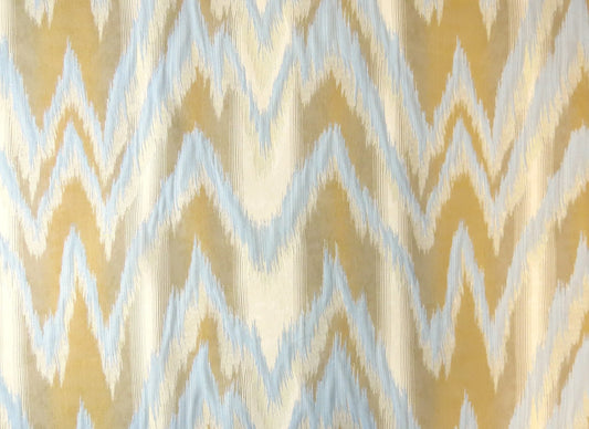 Renaissance Blue Gold Flame
