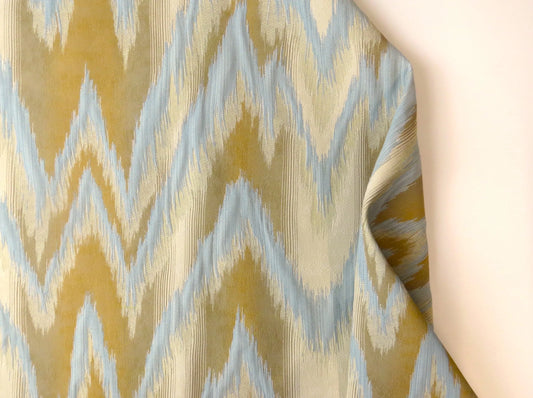 Renaissance Blue Gold Flame