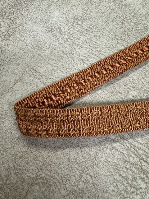 Upholstery Flat Braid Trim - Old Brick
