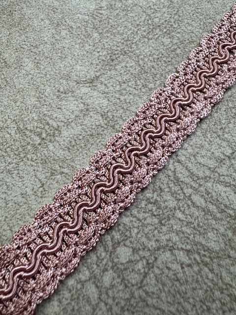 Upholstery Decoratove Braid Trim - Mauve Pink