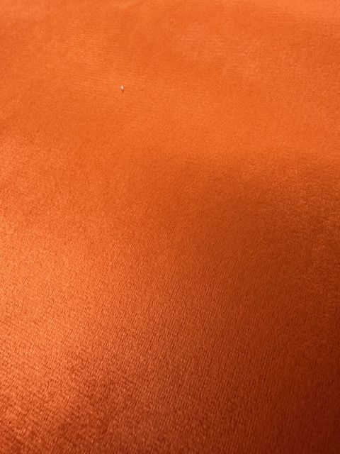 Rosemount Monaco Pumpkin Luxury Soft feel Velvet Upholstery Fabric