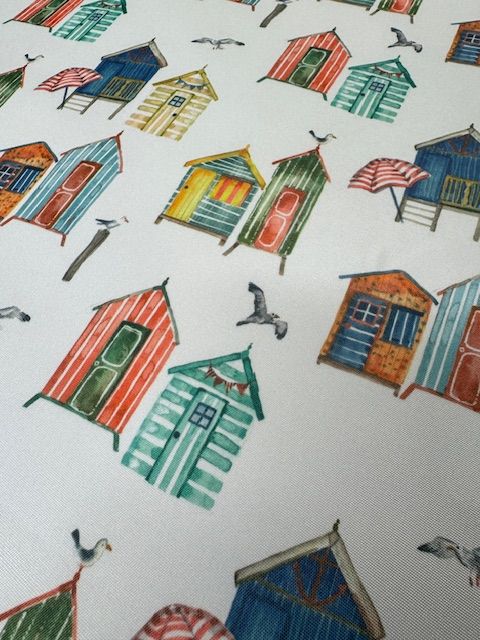 Chatham Glyn William Morris Beach Huts Outdoor Fabric