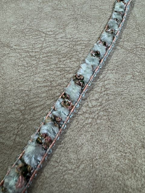 Upholstery Luxury Tufted Boucle Braid Trim - Ice Blue