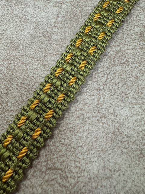 Upholstery Decorative Flat Braid Trim - Lime Pickle