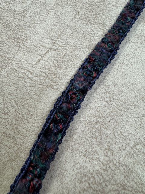 Upholstery Luxury Tufted Boucle Braid Trim - Starry Night