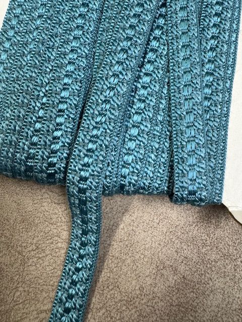 Upholstery Flat Braid Trim - Sea Breeze