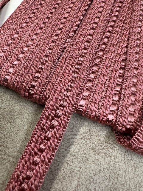 Upholstery Flat Braid Trim - Coral