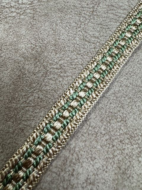 Upholstery Decorative Flat Braid Trim - Mint Caramel