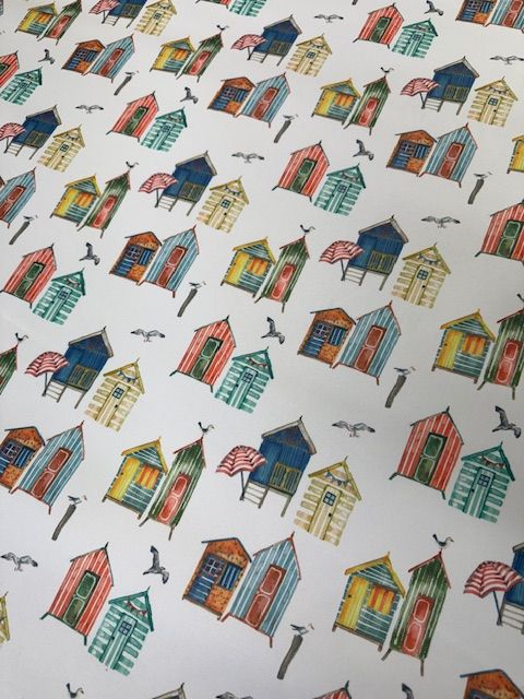 Chatham Glyn William Morris Beach Huts Outdoor Fabric