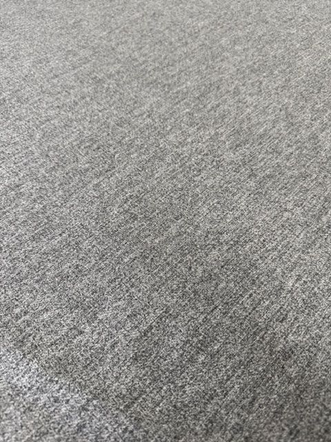 Steel Grey Marley Flatweave Upholstery Fabric