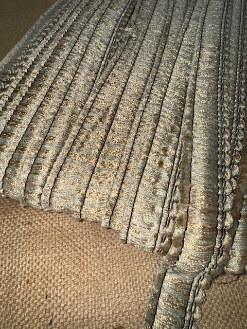 Upholstery Brush Fringe/ Ruche Trim - Mint Cracknel