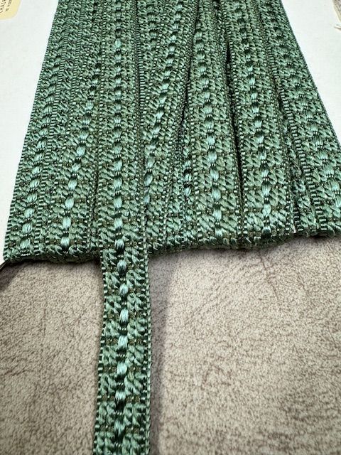 Upholstery Flat Braid Trim - Fern