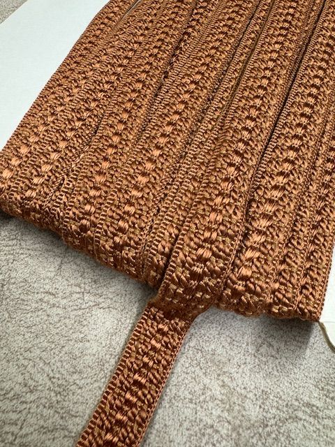 Upholstery Flat Braid Trim - Old Brick