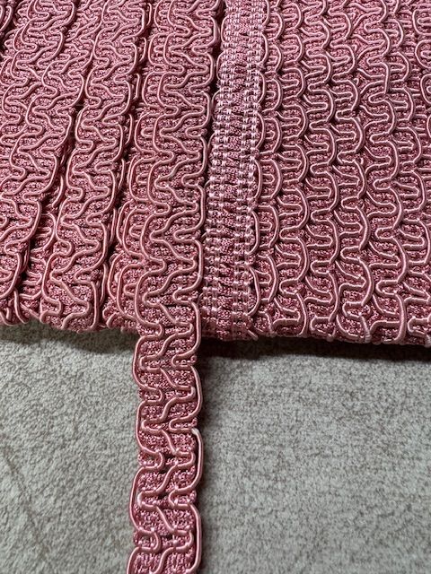 Upholstery Decoratove Braid Trim - Cotton Pink