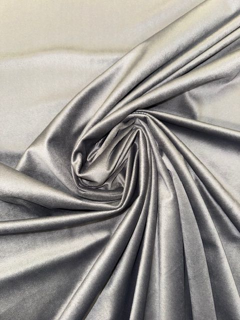 Rosemount Monaco Grey Luxury Soft feel Velvet Upholstery Fabric