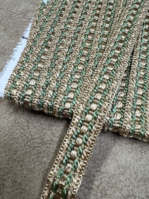 Upholstery Decorative Flat Braid Trim - Mint Caramel