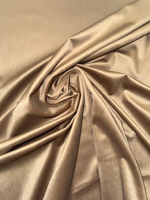 Rosemount Monaco Biscuit Luxury Soft feel Velvet Upholstery Fabric