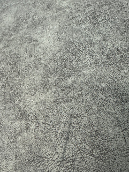 Sheraton Grey Faux Suede Soft Feel Upholstery Fabric