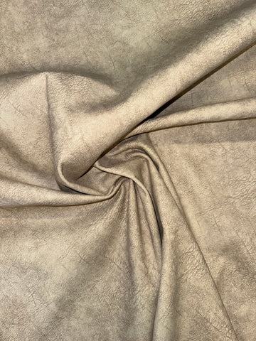 Sheraton Mink Faux Suede Soft Feel Upholstery Fabric